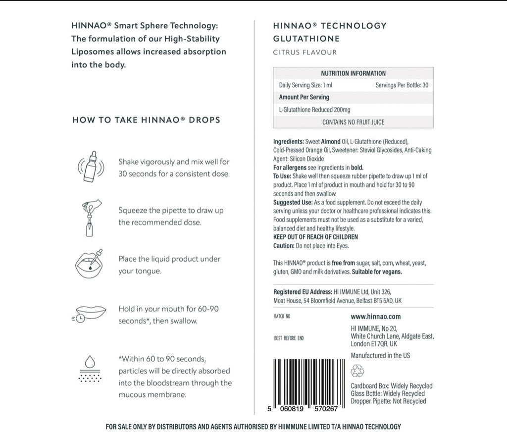Glutathione
Master Cellular Antioxidant
